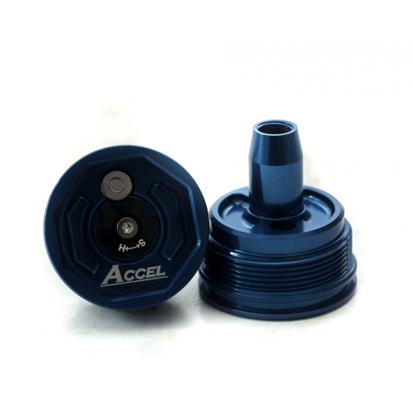 Accel, horní víčko přední vidlice, s regulací, Honda CRF 450R 09-14 Yamaha YZ/YZF 125/250/450/