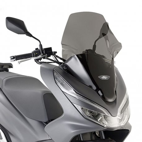 Kappa, plexištít, Honda PCX 125 (18-19) 60,5 X 43,5 cm, kouřový - nutno zkombinovat s držáky D1163KITK
