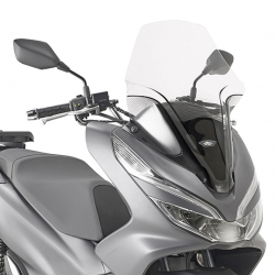 Kappa, plexištít, Honda PCX 125 (18-19) 60,5 X 43,5 cm, čirý - nutno zkombinovat s držáky D1163KITK