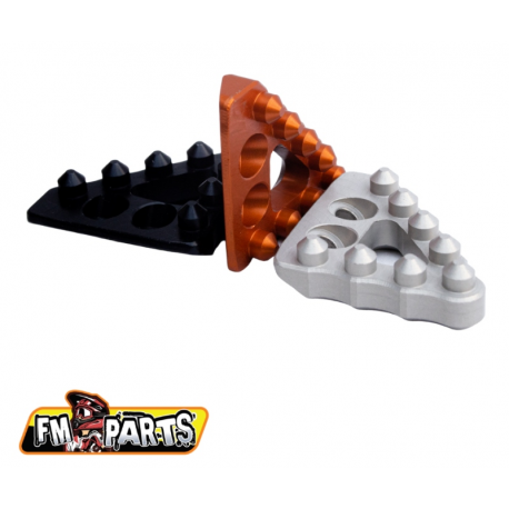 FM-Parts, šlapka brzdového pedálu (široká) KTM/Husqvarna, oranžová barva