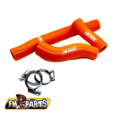 FM-Parts, silikonové hadice chladiče, KTM/Husqvarna/GAS-GAS '20-'22, oranžová barva
