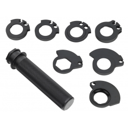 Nachman, alu rukojeť plynu, + 7 adaptérů, Honda CR 125/250 '89-07, CRF 250R '04-20, RX '19-20, KTM SX/EXC 2T '98-20, SXF/EXCF 4T
