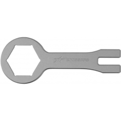 Crosspro, klíč na víčka a matice tlumičů, SHOWA/KAYABA/OHLINS 50mm Honda/Kawasaki/Suzuki, stříbrná barva