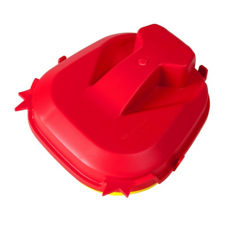 Racetech, víko vzduchového filtru (ucpávka), Honda CRF 450R/RX '21 barva červená/žlutá