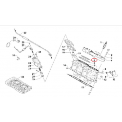 Winderosa (Vertex), těsnění pod hlavu, (O-RING) ARCTIC CAT SNOW 600 XF/ZR 6000 EFI '14-18, PANTERA/NORSEMAN 6000 EFI '18 ( SKU