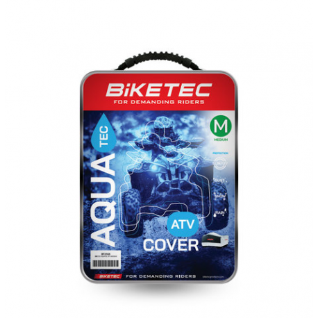 Biketec, Aquatec, voděodolný potah na ATV, barva černá / šedá, rozměr L