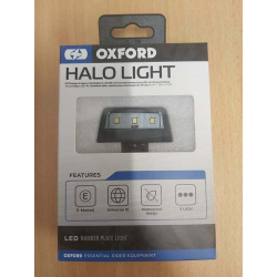 Oxford, osvětlení SPZ HALO