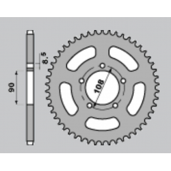 CHT, rozeta, 1515 43 MUZ 600/660 94-98 (18-43)