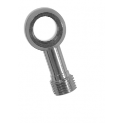 Fren Tubo, koncovka brzdové hadice, s homologací, rovná, (nerezová)
