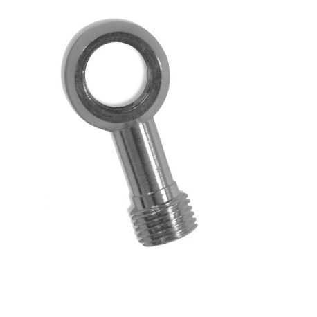 Fren Tubo, koncovka brzdové hadice, s homologací, rovná, (nerezová)