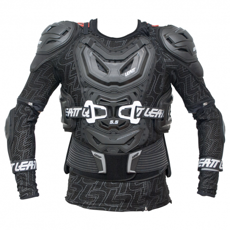 Leatt, hrudní chránič Body Protector 5.5 BLACK, černá barva, velikost S/M 160-172CM