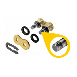 Regina, spojka řetězu 530DR DRAG RACE (42/136DR) (zlatá barva)