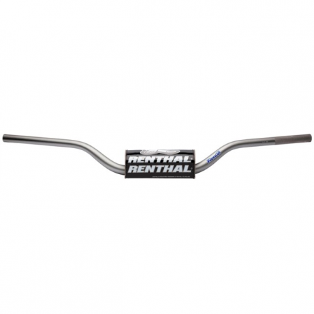 Renthal, řidítka 1,1/8" (28,6mm) MX Fatbar Handlebar TANIUM Yamaha YZ/YZF +7, titan barva s chráničem