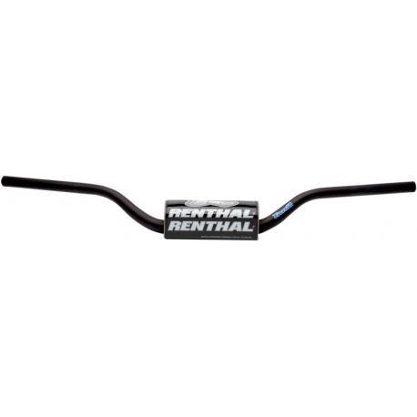 Renthal, řidítka 1,1/8" (28,6mm) MX Fatbar BLACK Honda CR/CRF, Kawasaki KX/KXF, černá barva s chráničem