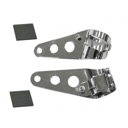 Nachman, držáky předního světla, na trubky průměr 28 až 38mm CHROM