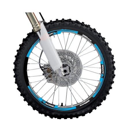 Blackbird, polepy na ráfky, modrá barva FLUO (RACING)