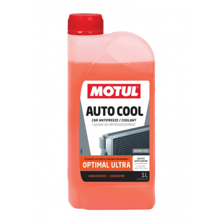 Motul, chladící kapalina, koncentrát, AUTO COOL OPTIMAL ULTRA 1L - nahrazuje MU101069