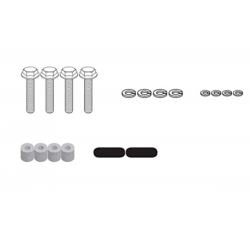 Kappa, adapter pro montáž centrálního nosiče KZ2130, spolu s originálním bočním nosičem, Yamaha MT-07 Tracer (16-19), Tracer