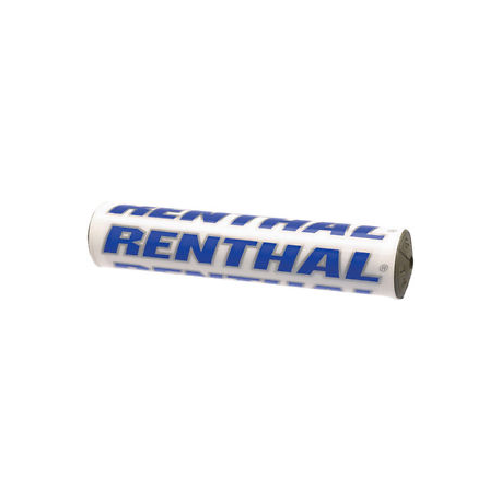 Renthal, chránič na řídítka SX PAD (240mm), barva bílá/modrá, s logem Renthal