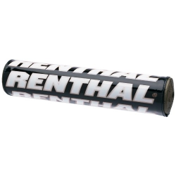 Renthal, chránič na řídítka MINI SX PAD (205mm), černá barva, s logem Renthal