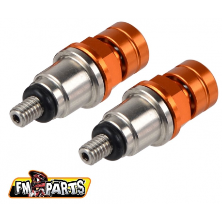 FM-Parts, odvzdušnění přední vidlice, KTM/Husqvarna WP, oranžová barva