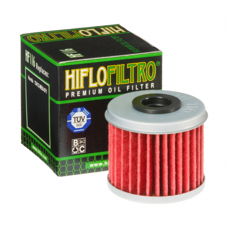 Hiflo, olejový filtr, HF 116 Honda CRF 250/450 (02-20), Husqvarna TC/TE 250/310 09-14 (50)