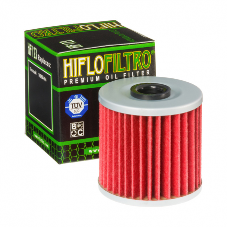 Hiflo, olejový filtr, HF 123 Kawasaki KLR/KLX/KSF/KEF (50)