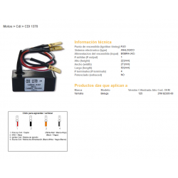 DZE, jednotka zapalování CDI, Yamaha BELUGA 125 (2YM 82305-00)