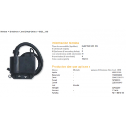 DZE, jednotka s cívkou, Aprilia RS/RX50, MBK X-LIMIT 50, RIEJU 50, Yamaha DT50