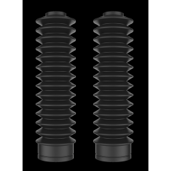 Polisport, gumové harmoniky na přední vidlici 215X28X55 černá barva