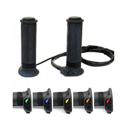 Koso, vyhřívané rukojeti Premium, s ovladačem 22mm/25mm `7/8-1`, délka – 130mm, 5 úrovní výkonu