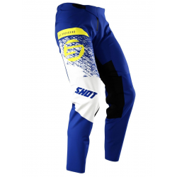 Shot Racing, MX kalhoty Moto Devo Roll Blue, modrá barva, velikost 26