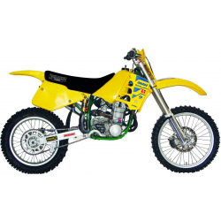 Tecnosel, potah sedla, Husaberg FE/FS '90-'99, Replica Team Husaberg '90, černá barva, logo Husaberg