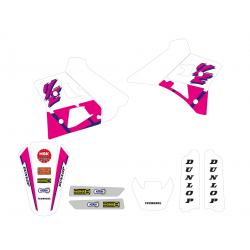 Tecnosel, sada polepů + potah sedla, Yamaha YZ 250 '91-'92, Replica OEM Yamaha '92