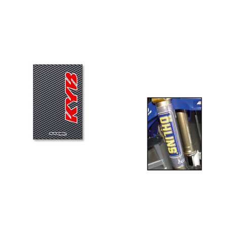 Blackbird, sada polepů na přední vidlici, KAYABA-CARBON