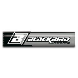 Blackbird, chránič na řidítka (na hrazdu) šedá barva, logo Blackbird (7)