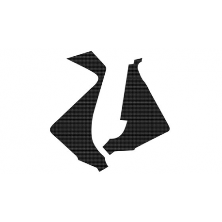 Blackbird, polepy na airbox, Suzuki RMZ 450 '05-'07 (Carbon Look) - (výprodej)