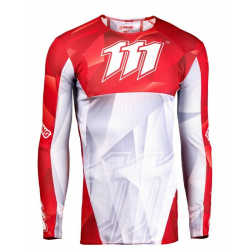 111 Racing, dres Moto 111.1 - SHARP RED, barva bílá/červená, velikost XXL