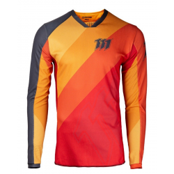 111 Racing, dres Moto 111.3 - SPECTRAL, barva červená/oranžová/černá, velikost L