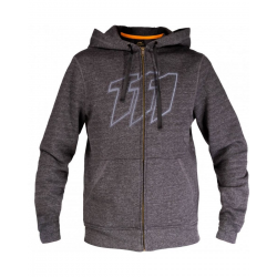 111 Racing, mikina Quartz, šedá barva, velikost M