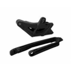 Polisport, sada vodítko řetězu + chránič vidlice, KTM SX 85 '03-'14, černá barva