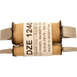 DZE, zapalovací cívka (budící) Suzuki PE 175 '78-84, RS 175 '80-82 (OEM 32150-40520 + 32140-39160)