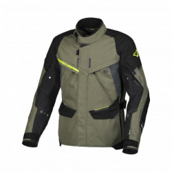 Macna, bunda Mundial Jacket, barva zelená/černá/žlutá fluo, velikost 4XL