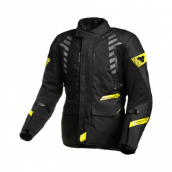Macna, bunda Ultimax Jacket, barva černá/žlutá Fluo, velikost M