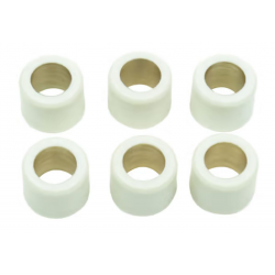 Athena, válečky variátoru 6 ks. 16 X 13 mm 9 gr. Yamaha YQ/YW/YN/YM/JOG/YH/BWS 50, Suzuki UX/UF/AY/AP/AH 50, PIAGGIO ZIP/L