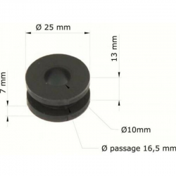 Tourmax, montážní silentbloky, (sada 10 ks.) Honda CR 80/