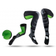 UFO, MX ponožky vysoké,  barva černá/šedá/zelená, velikost M 40/41/42