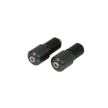Vicma, koncovky řidítek 17,5 mm, carbon barva, (uni použití)