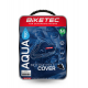 Biketec, balení 20 kusů voděodolných potahů na moto Aquatec, barva černá/šedá, velikost M