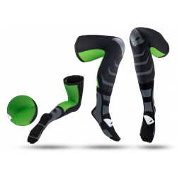 UFO, vysoké podkolenky, barva černá/šedá/zelená, velikost L 43/44/45